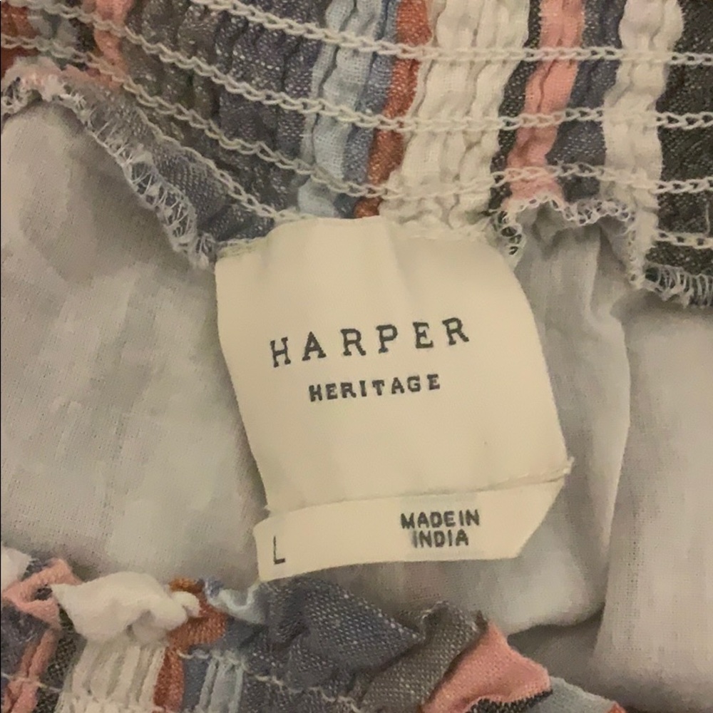 High waisted striped shorts - Picture 5 of 6
